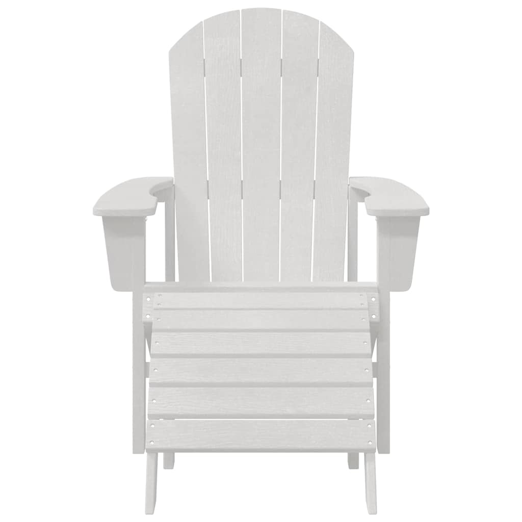vidaXL Krzesło Ogrodowe 2 pcs Biały 83 x 74 x 92 cm Polietylen
