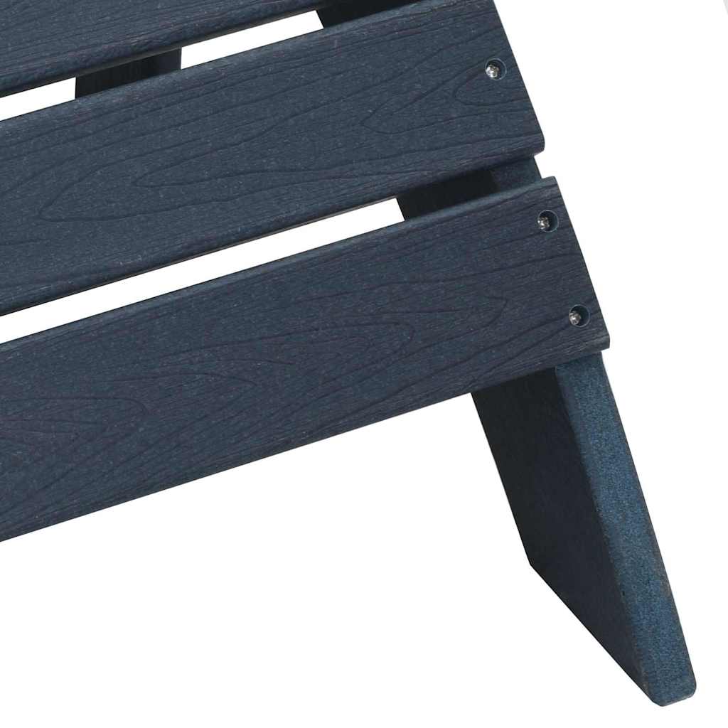 vidaXL Krzesło Ogrodowe 2 pcs Granatowy 83 x 74 x 92 cm Polietylen