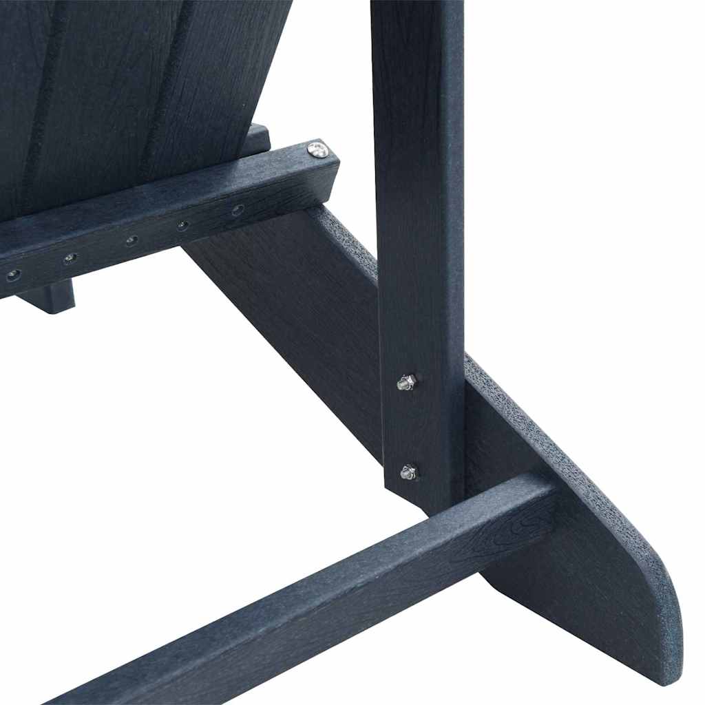 vidaXL Krzesło Ogrodowe 2 pcs Granatowy 83 x 74 x 92 cm Polietylen