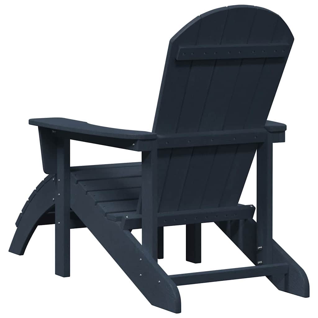 vidaXL Krzesło Ogrodowe 2 pcs Granatowy 83 x 74 x 92 cm Polietylen