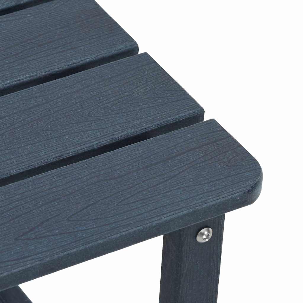 vidaXL Krzesło Ogrodowe 3 pcs Granatowy Polietylen