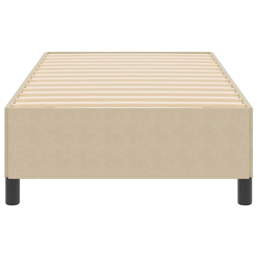 vidaXL Łóżko sprężynowe Szary zielony 80 x 200 cm Tkanina sztruksowa