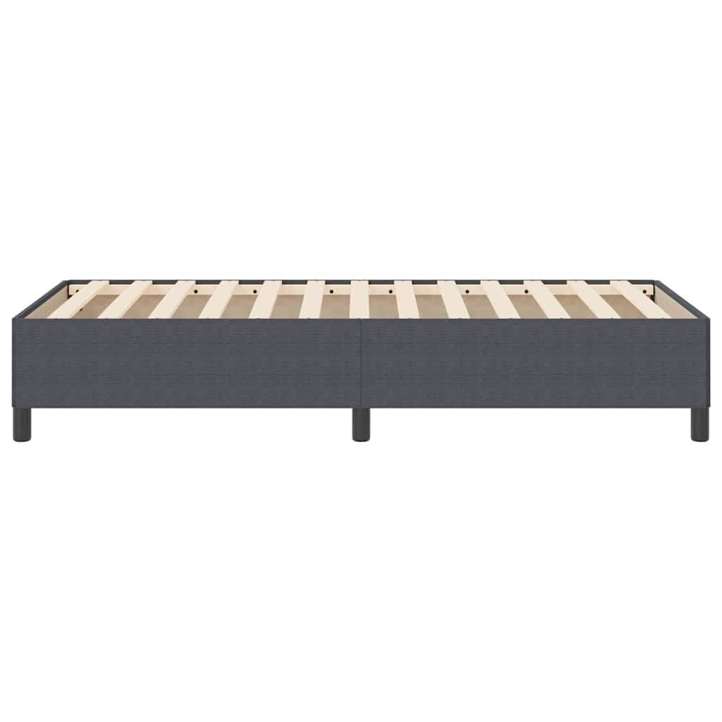 vidaXL Łóżko sprężynowe ciemnoszary 90 x 190 cm Tkanina sztruksowa
