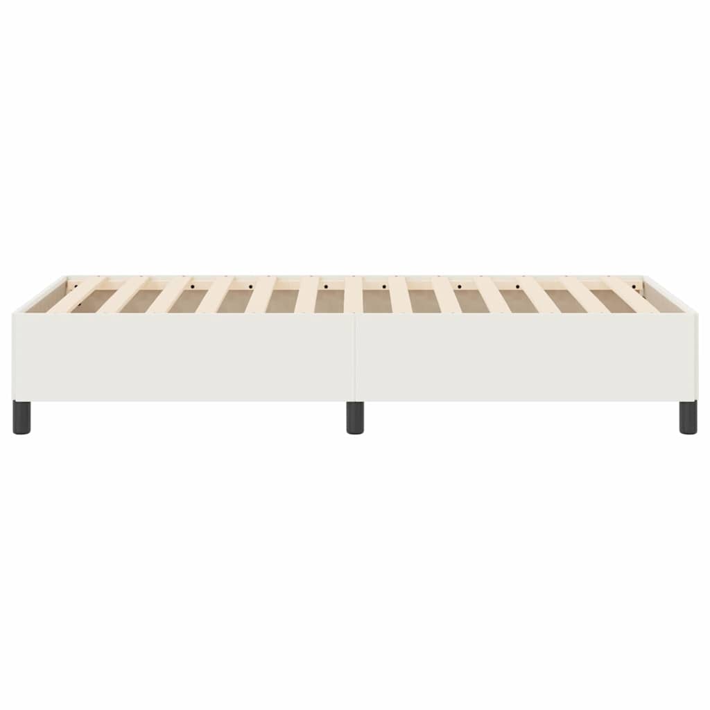 vidaXL Łóżko sprężynowe kremowy 90 x 190 cm Tkanina sztruksowa