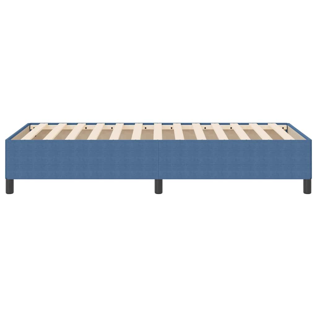 vidaXL Łóżko sprężynowe niebieski 90 x 200 cm Tkanina sztruksowa