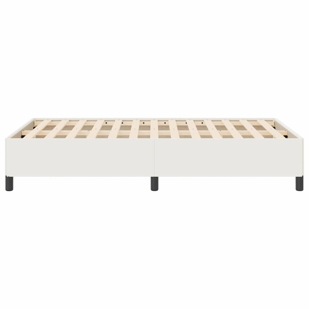 vidaXL Łóżko sprężynowe kremowy 120 x 190 cm Tkanina sztruksowa