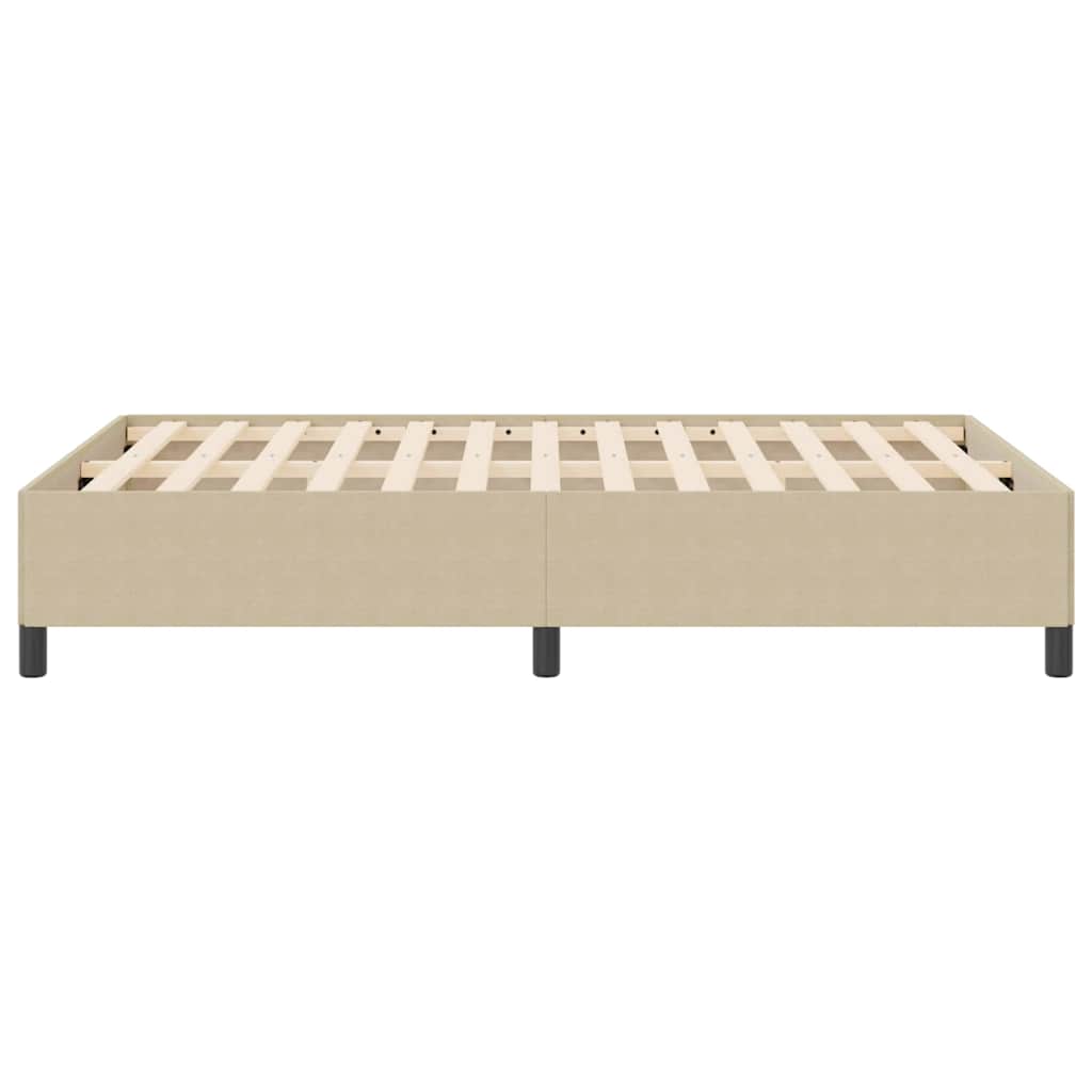 vidaXL Łóżko sprężynowe Szary zielony 160 x 200 cm Tkanina sztruksowa