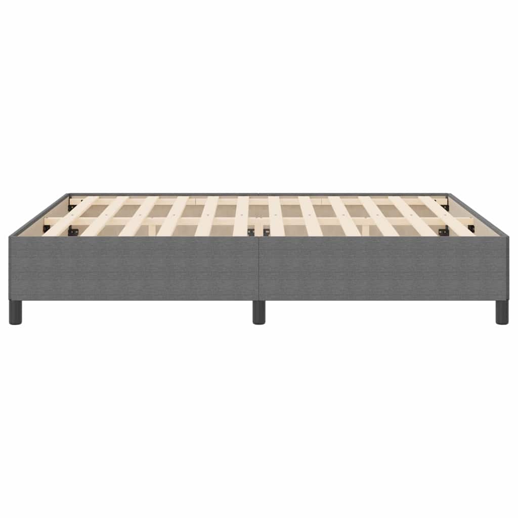 vidaXL Łóżko sprężynowe jasnoszary 180 x 200 cm Tkanina sztruksowa