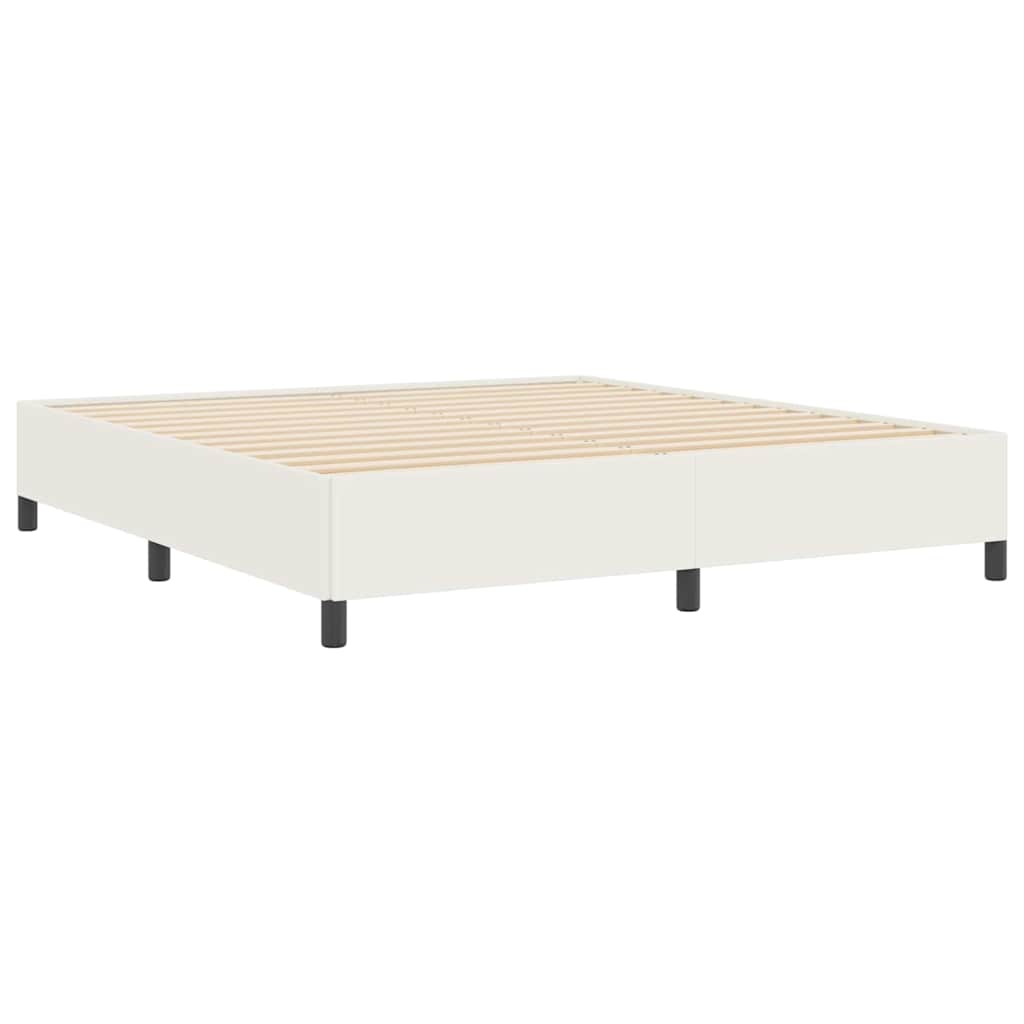 vidaXL Łóżko sprężynowe kremowy 180 x 200 cm Tkanina sztruksowa