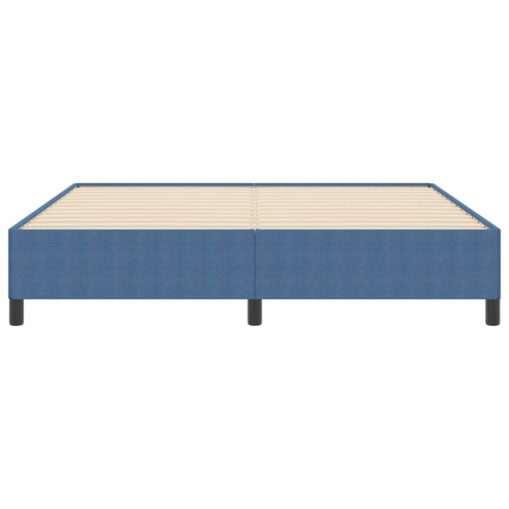 vidaXL Łóżko sprężynowe niebieski 180 x 200 cm Tkanina sztruksowa