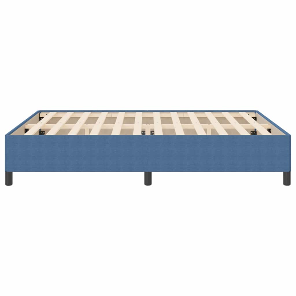 vidaXL Łóżko sprężynowe niebieski 180 x 200 cm Tkanina sztruksowa
