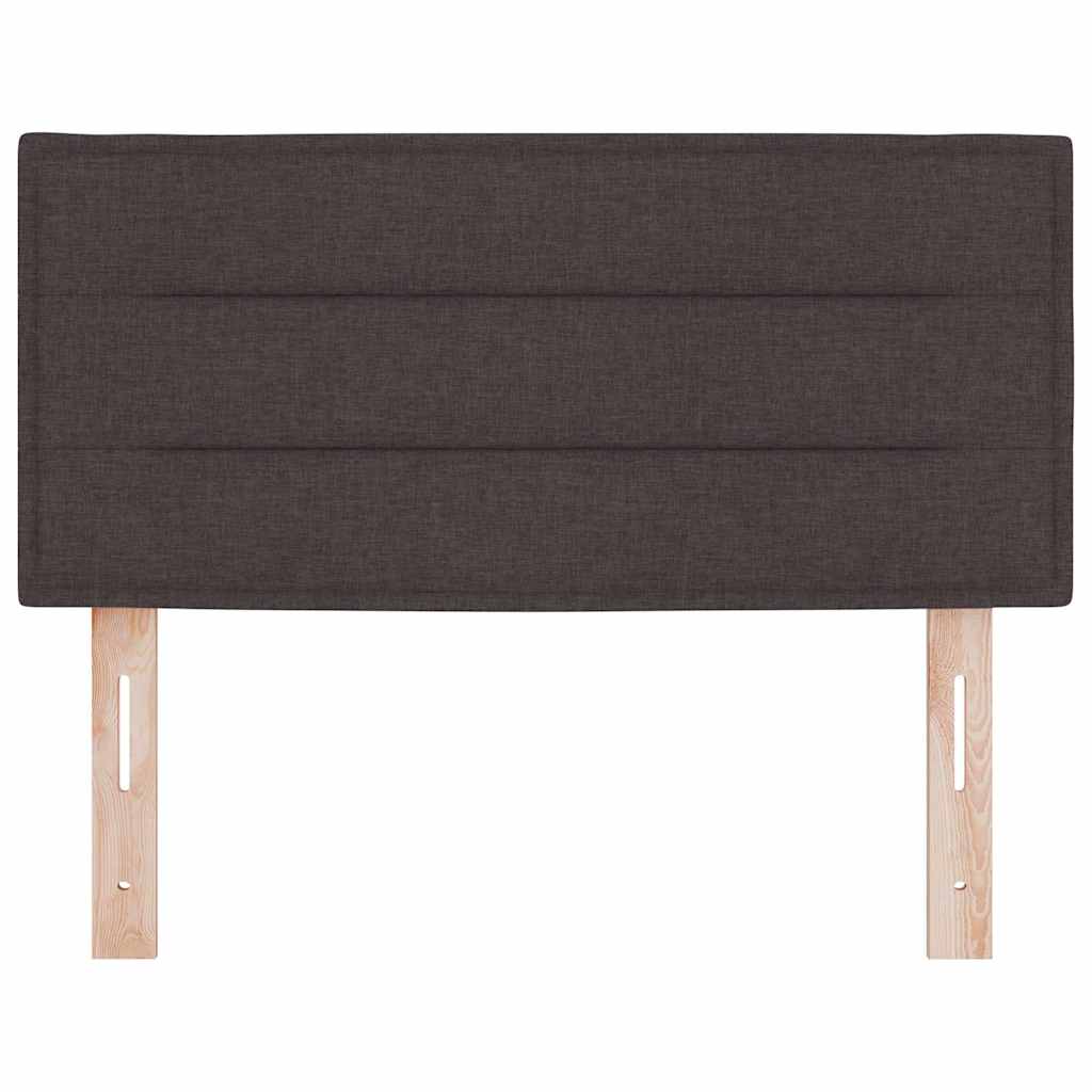 vidaXL Zagłówek Ciemny brąz 80 cm tkanina