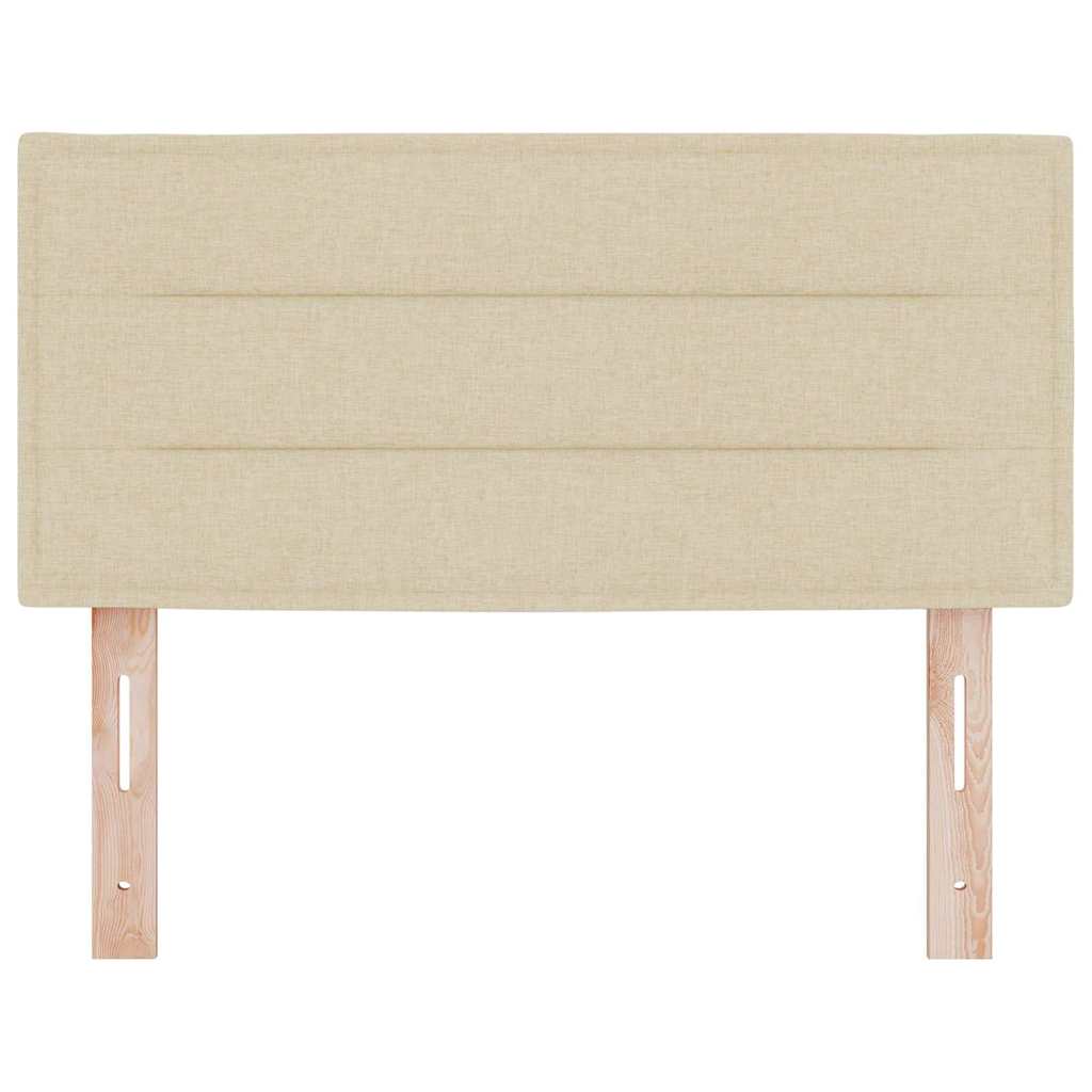 vidaXL Zagłówek Kremowy 80 cm tkanina