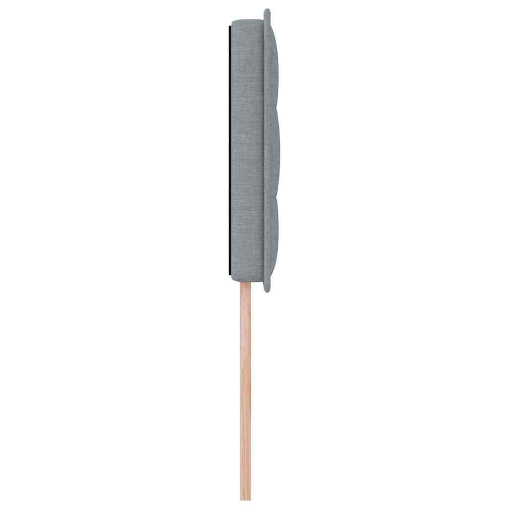 vidaXL Zagłówek Jasnoszary 90 cm tkanina