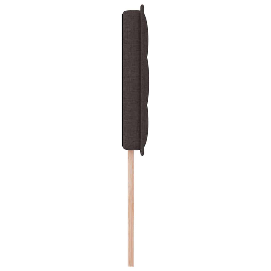 vidaXL Zagłówek Ciemny brąz 90 cm tkanina