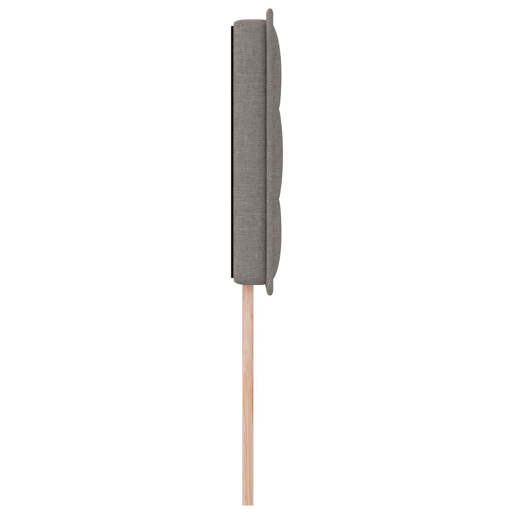 vidaXL Zagłówek Ciemnoszary 90 cm tkanina