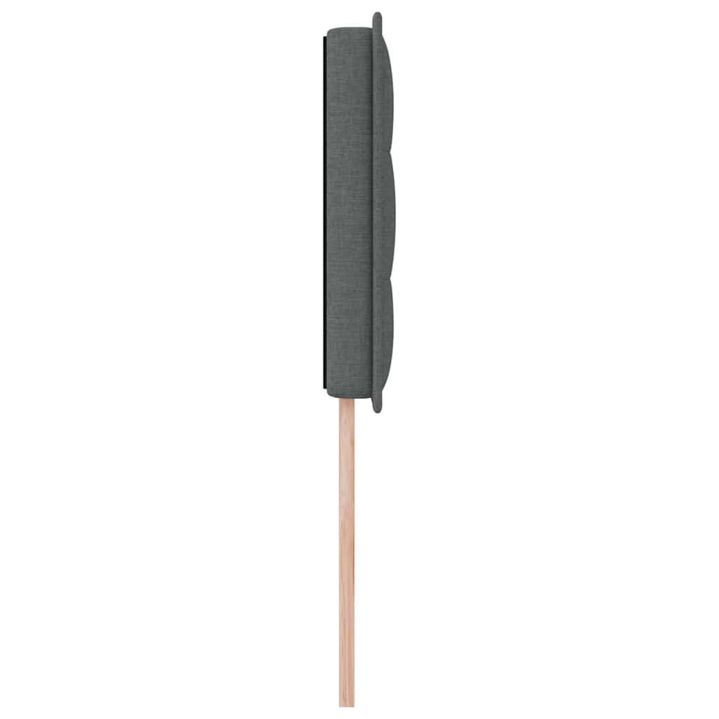 vidaXL Zagłówek Ciemnoszary 100 cm tkanina