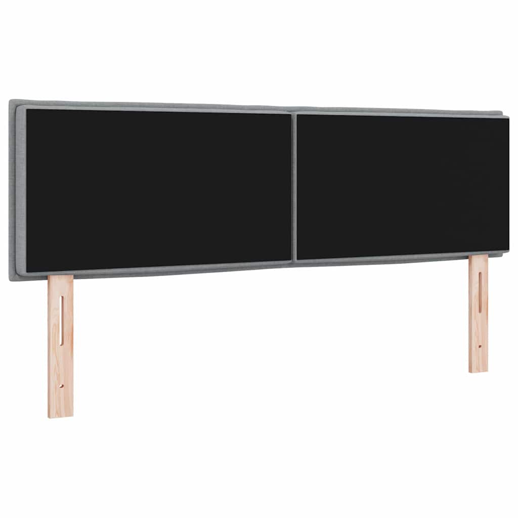 vidaXL Zagłówek Jasnoszary 144 cm tkanina