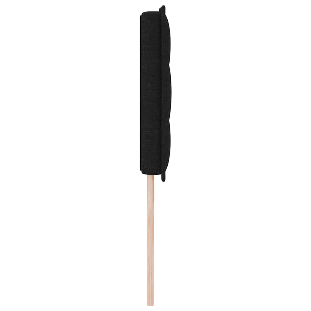 vidaXL Zagłówek Czarny 180 cm tkanina