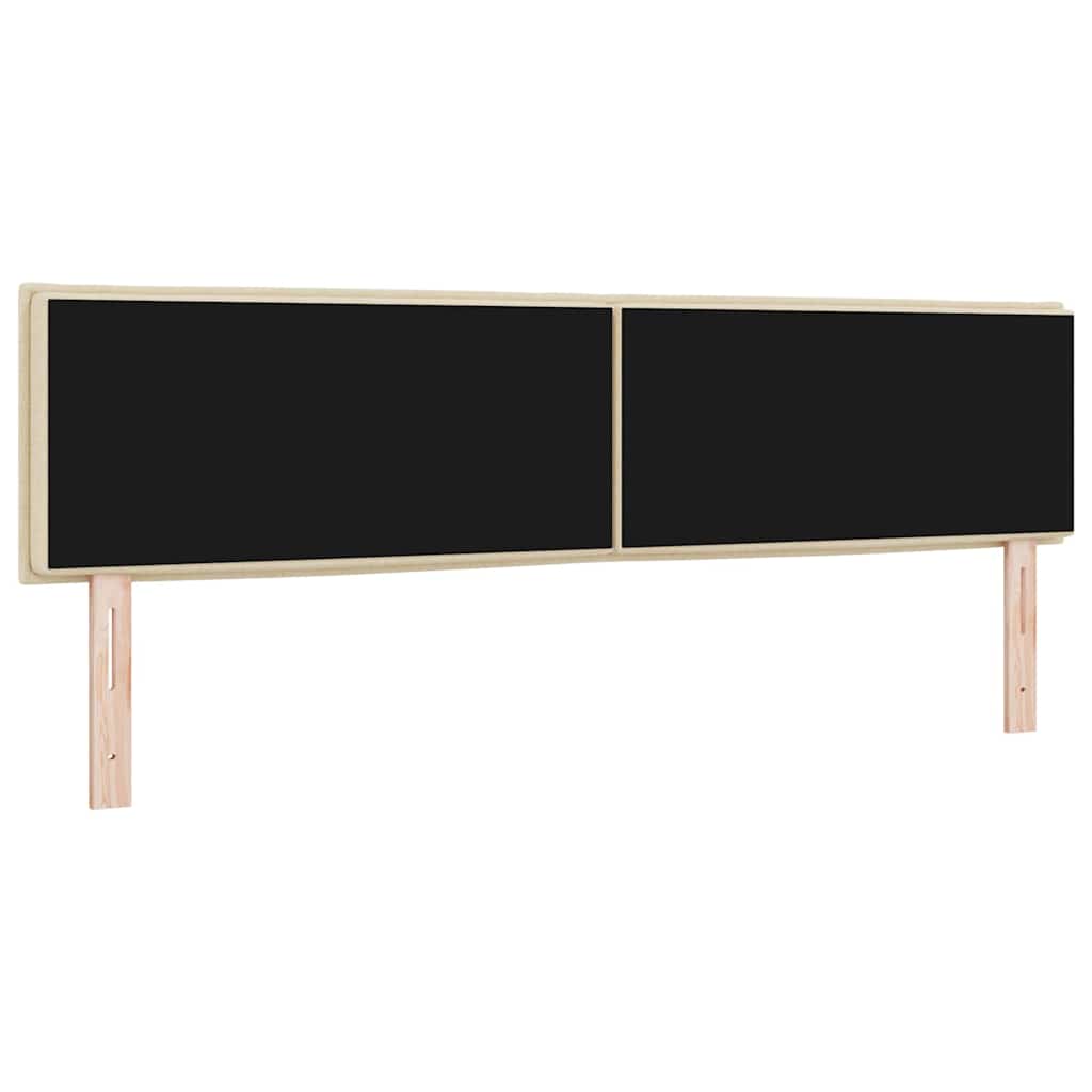 vidaXL Zagłówek Kremowy 180 cm tkanina