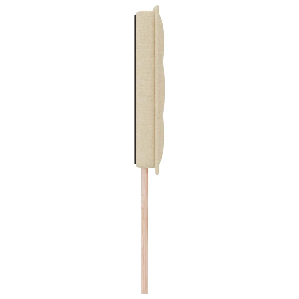 vidaXL Zagłówek Kremowy 180 cm tkanina