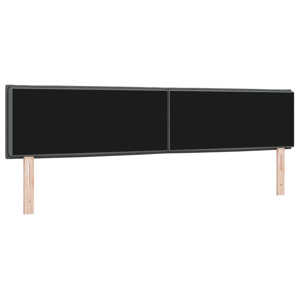 vidaXL Zagłówek Ciemnoszary 200 cm tkanina