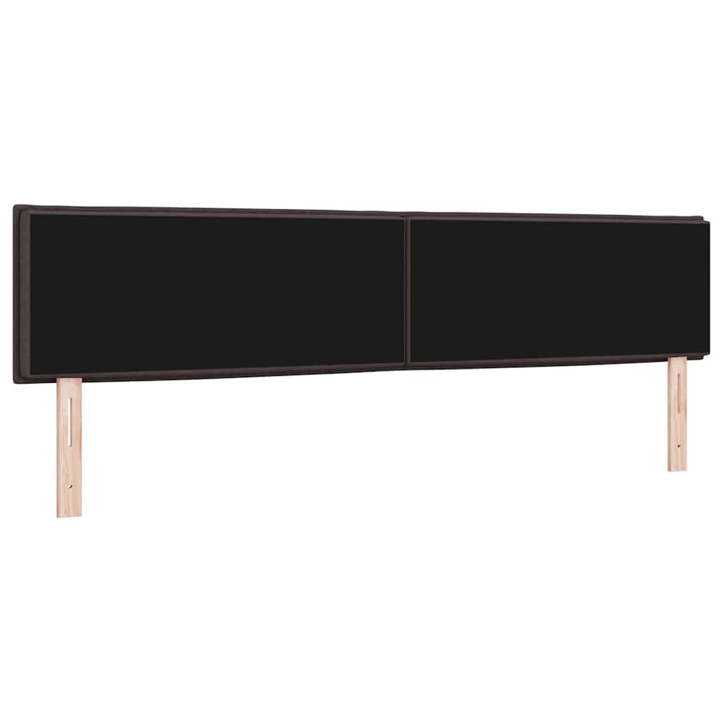 vidaXL Zagłówek Ciemny brąz 200 cm tkanina