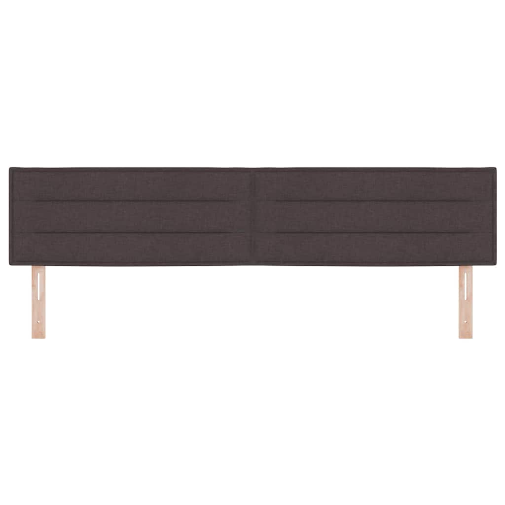 vidaXL Zagłówek Ciemny brąz 200 cm tkanina