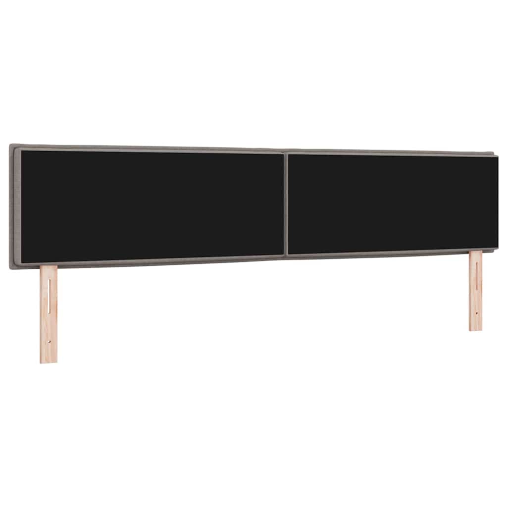 vidaXL Zagłówek Ciemnoszary 200 cm tkanina