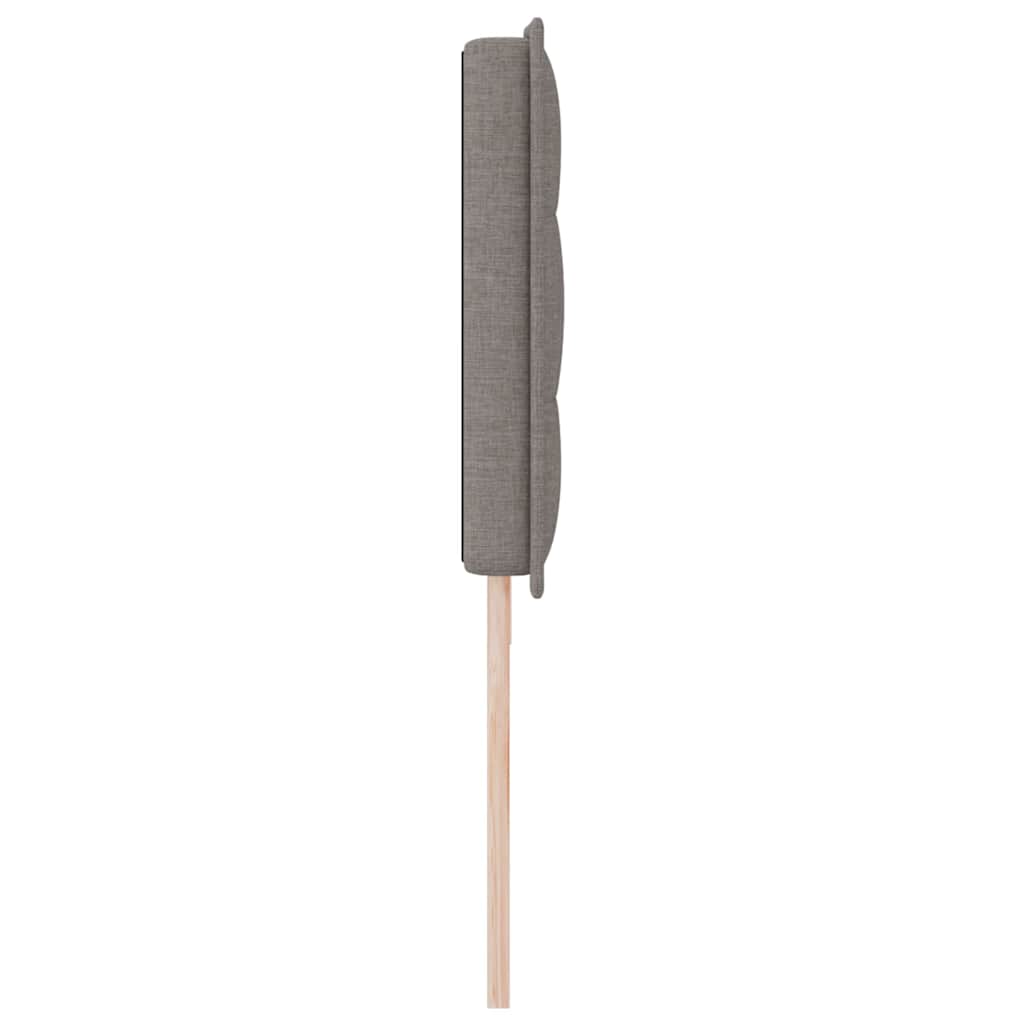 vidaXL Zagłówek Ciemnoszary 200 cm tkanina