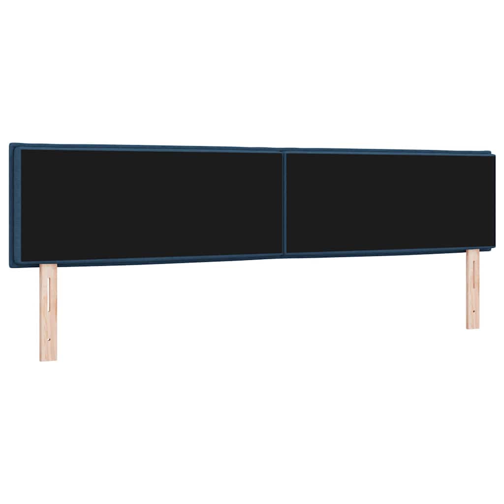 vidaXL Zagłówek Niebieski 200 cm tkanina