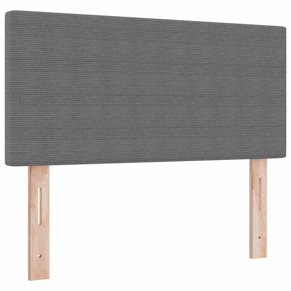 vidaXL Zagłówek Jasnoszary 100 cm Tkanina sztruksowa