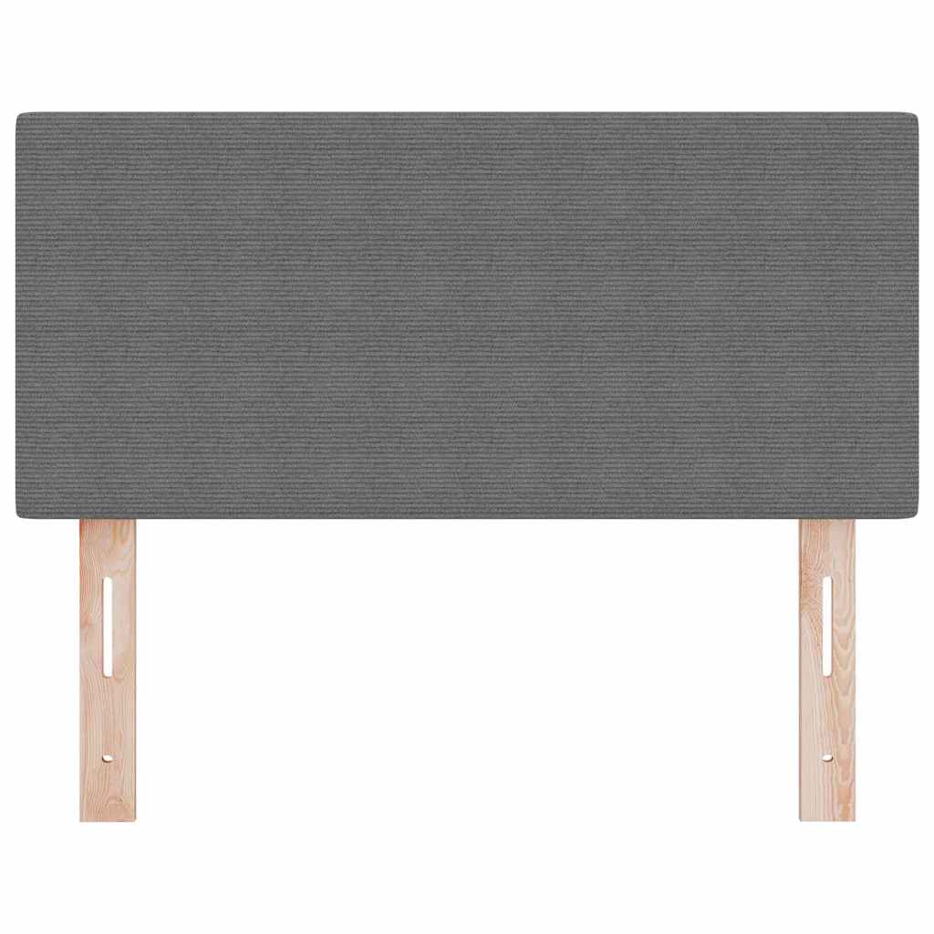 vidaXL Zagłówek Jasnoszary 100 cm Tkanina sztruksowa