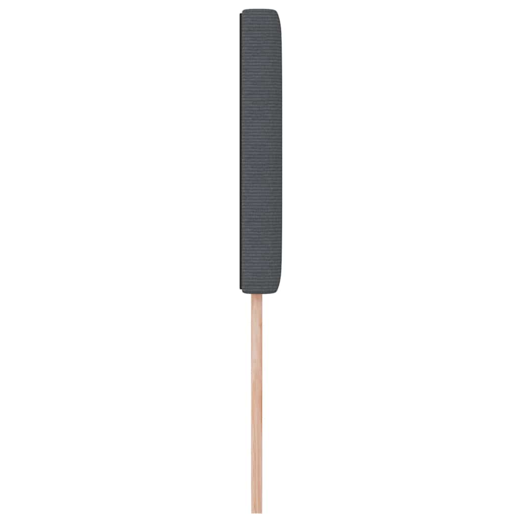 vidaXL Zagłówek Ciemnoszary 100 cm Tkanina sztruksowa