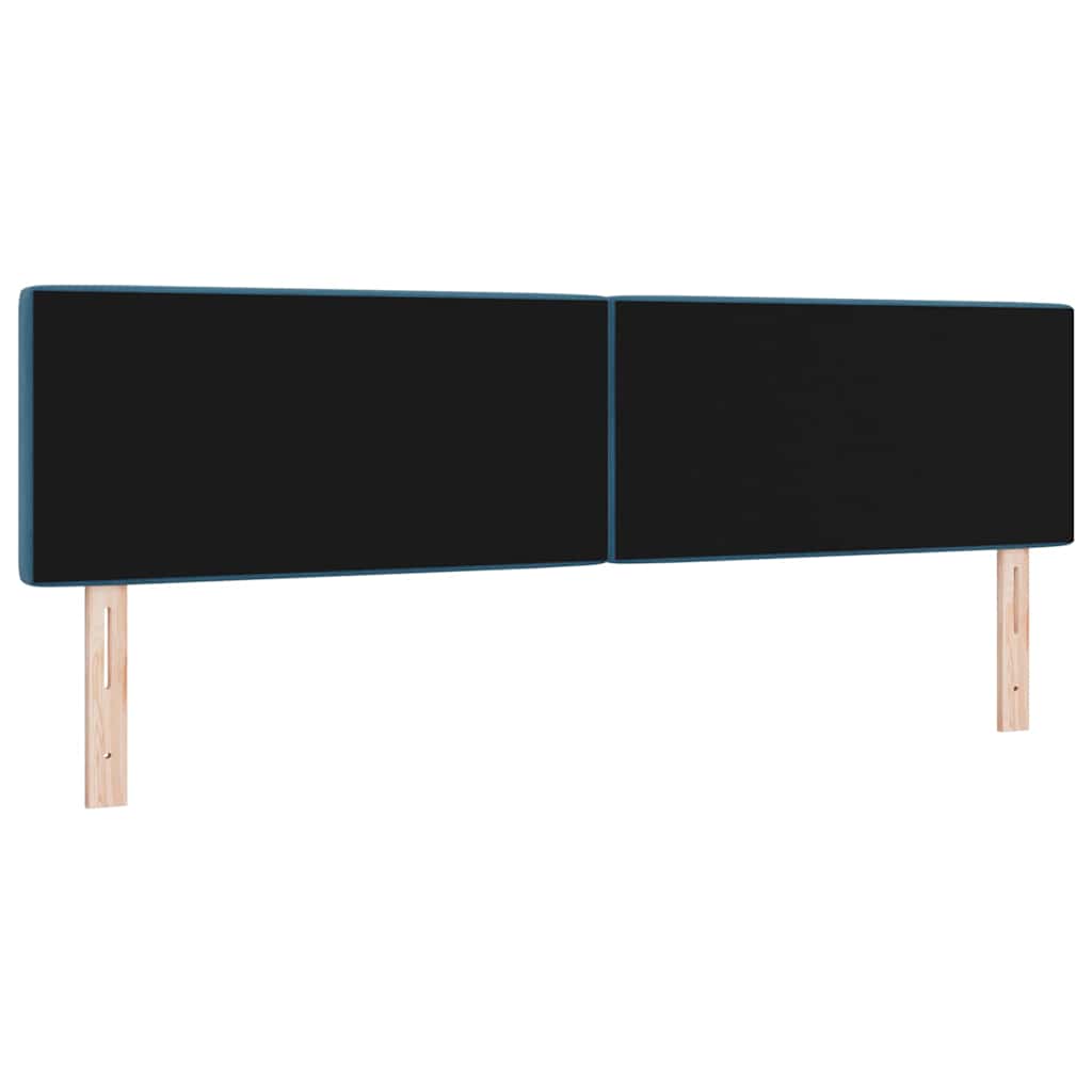vidaXL Zagłówek Ciemnoniebieski 180 cm Aksamit