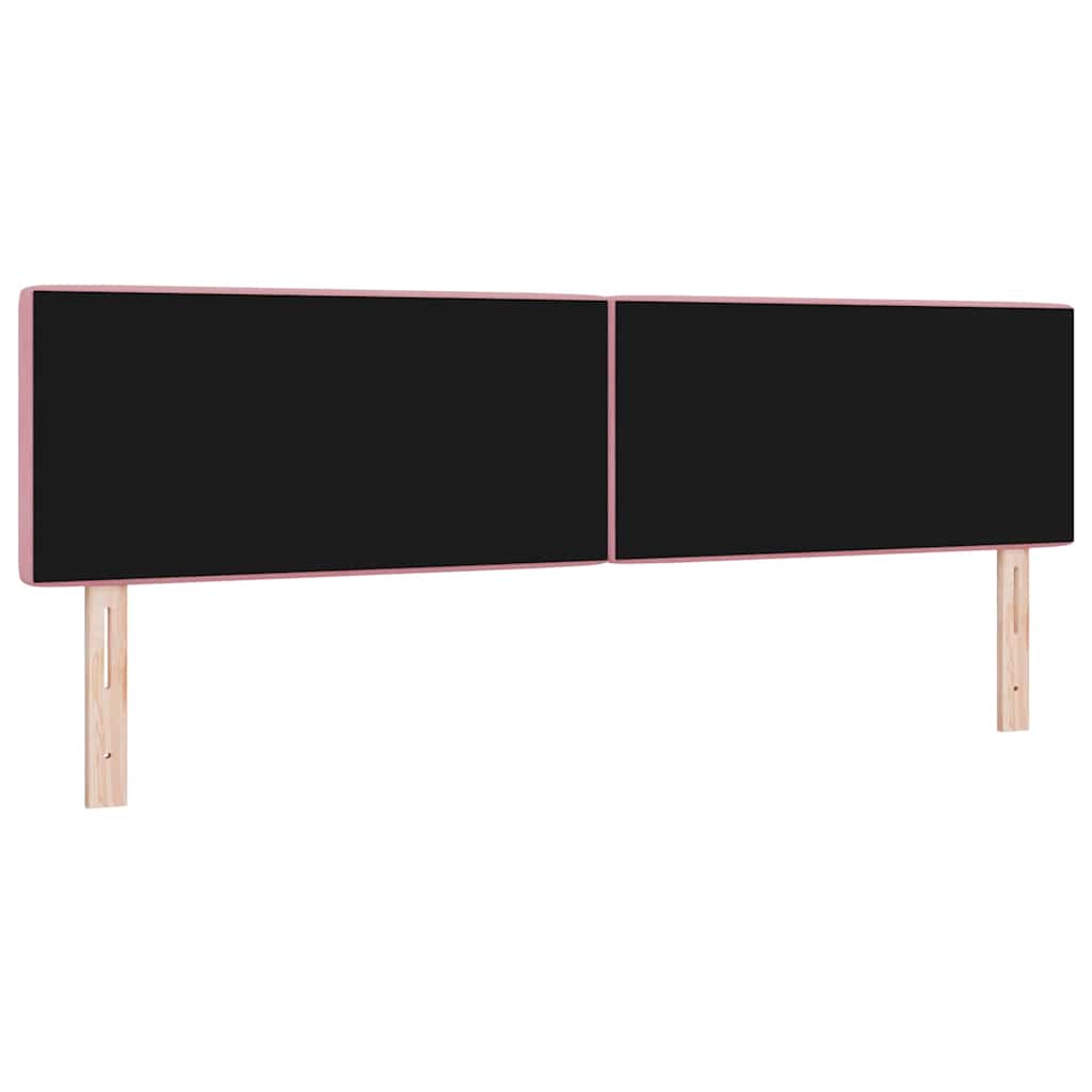 vidaXL Zagłówek Różowy 180 cm Aksamit