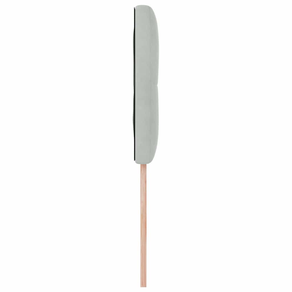 vidaXL Zagłówek Jasnoszary 80 cm Aksamit