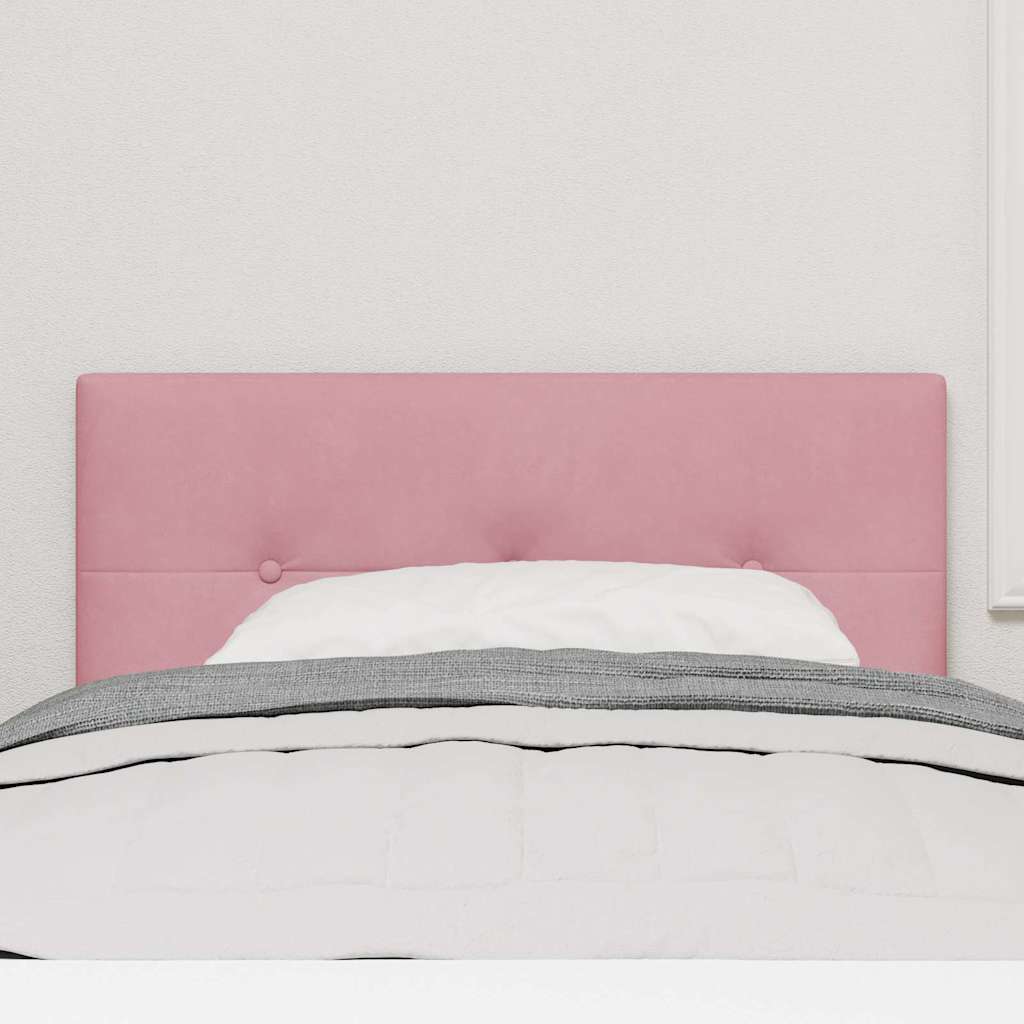 vidaXL Zagłówek Różowy 80 cm Aksamit