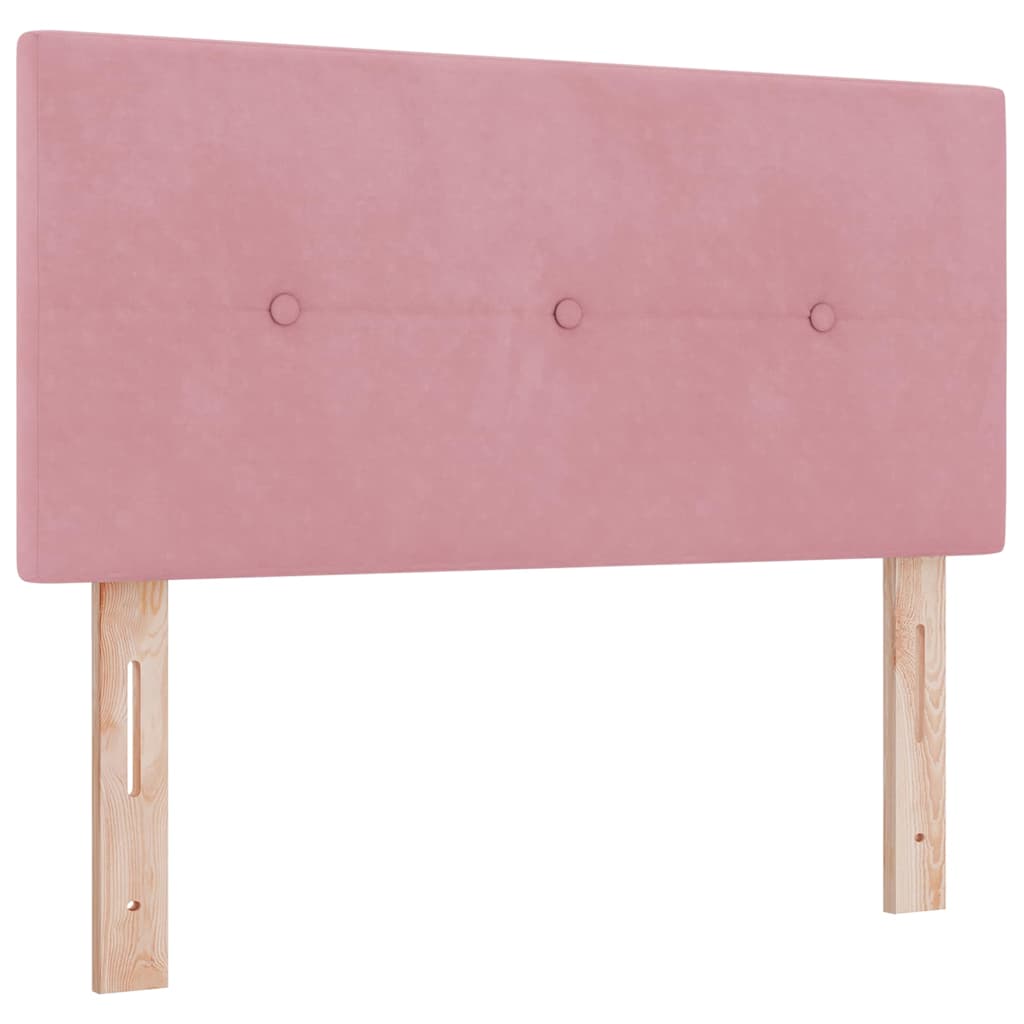 vidaXL Zagłówek Różowy 80 cm Aksamit