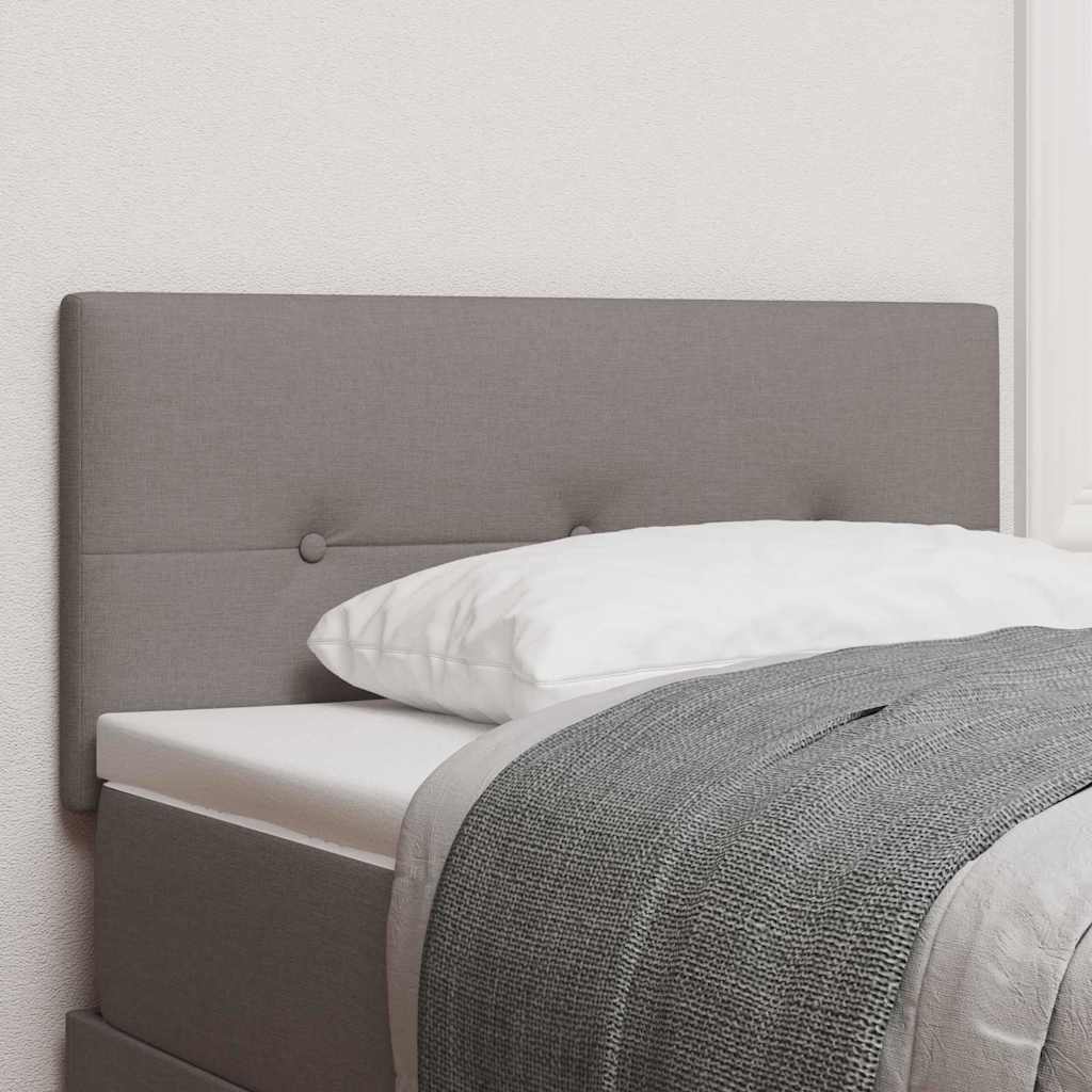 vidaXL Zagłówek regulowany pod względem wysokości Ciemnoszary tkanina