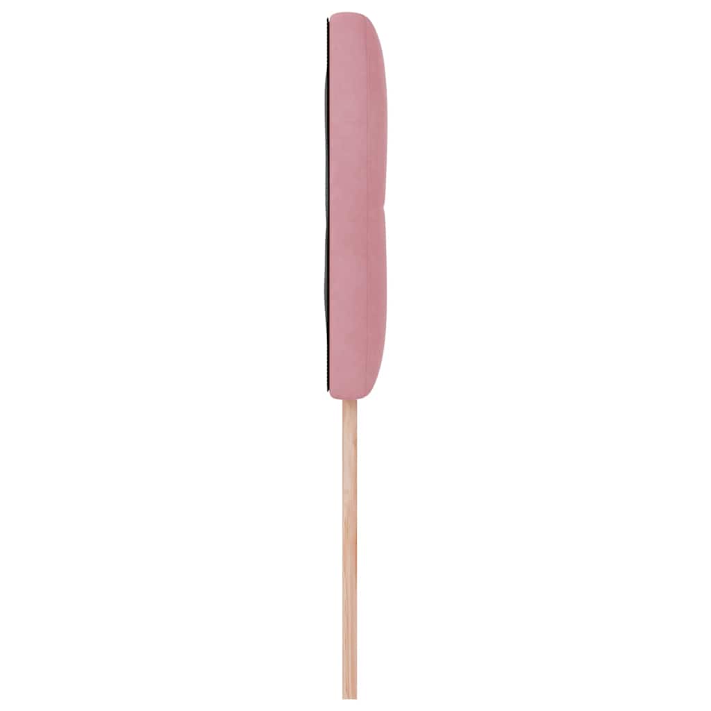 vidaXL Zagłówek Różowy 100 cm Aksamit