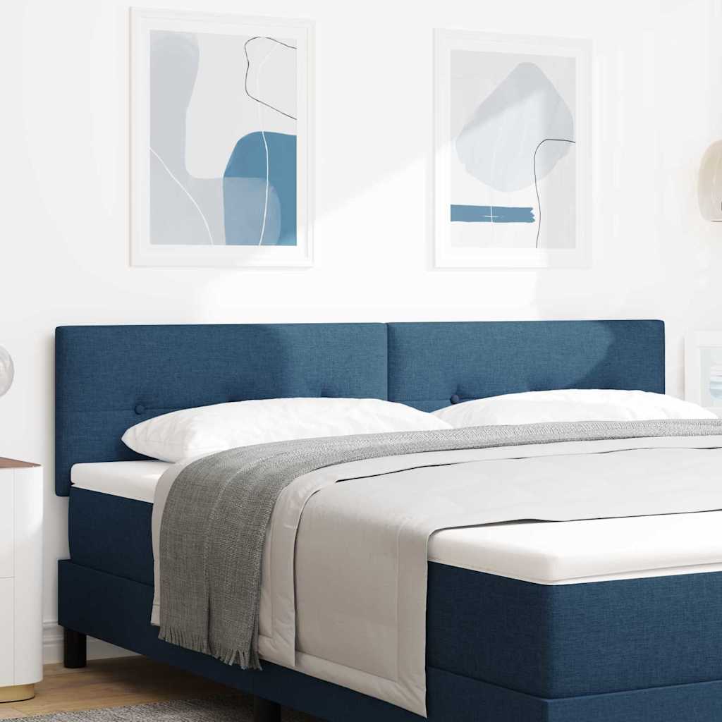 vidaXL Zagłówek regulowany pod względem wysokości Niebieski 180 cm