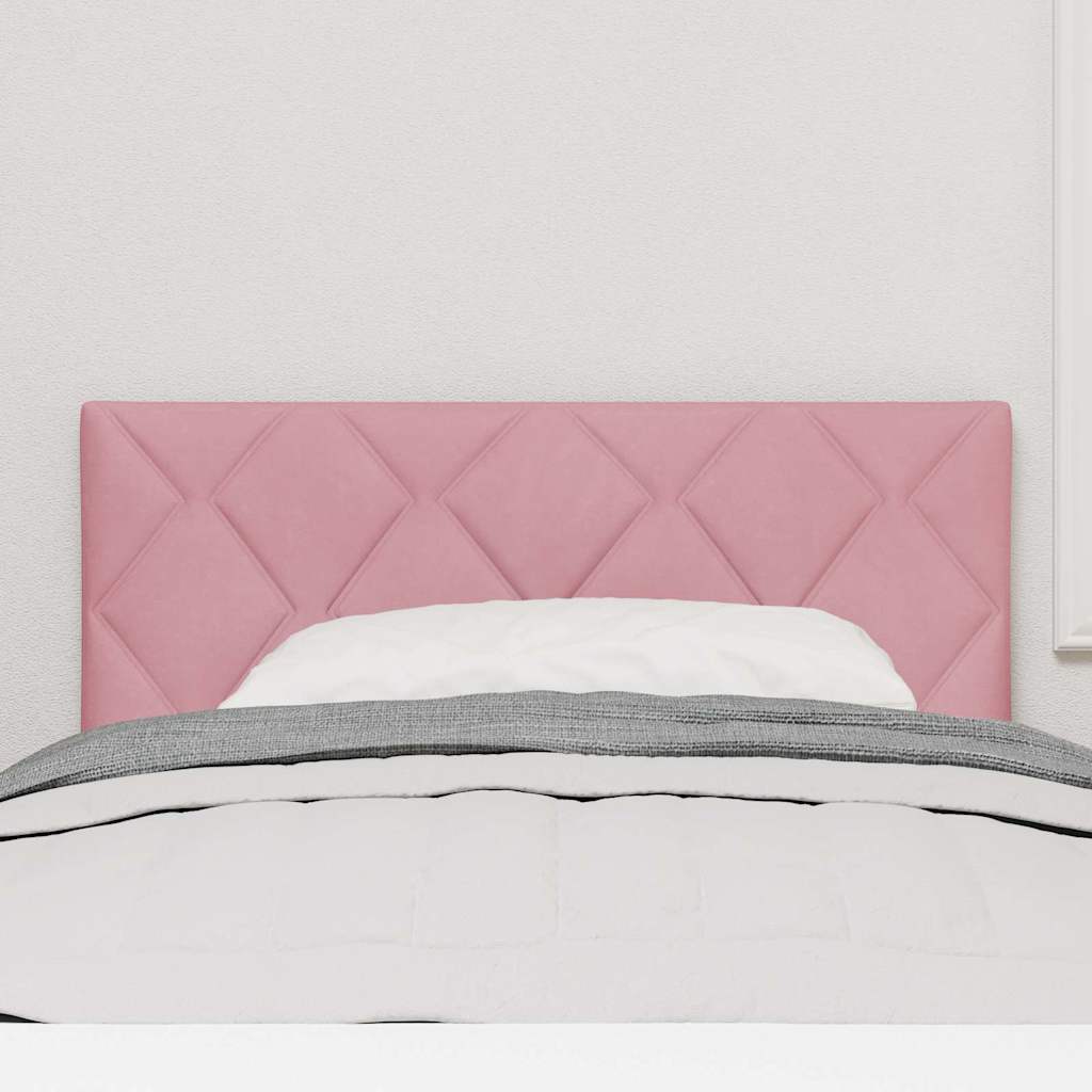 vidaXL Zagłówek Różowy 90 cm Aksamit