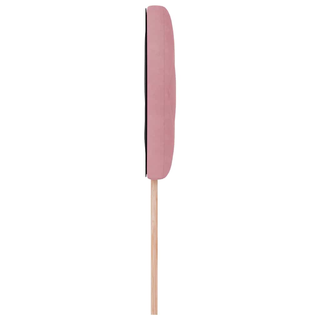 vidaXL Zagłówek Różowy 90 cm Aksamit