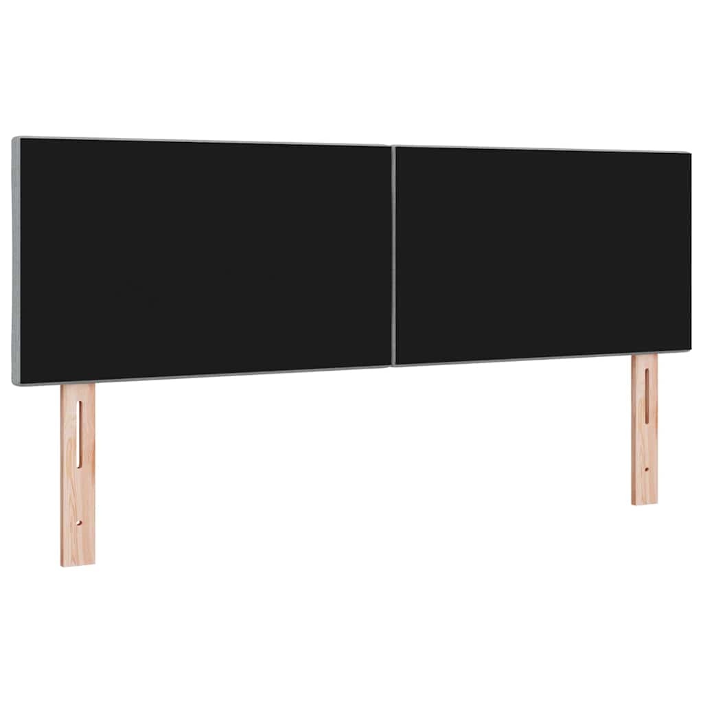 vidaXL Zagłówek Jasnoszary 144 cm tkanina