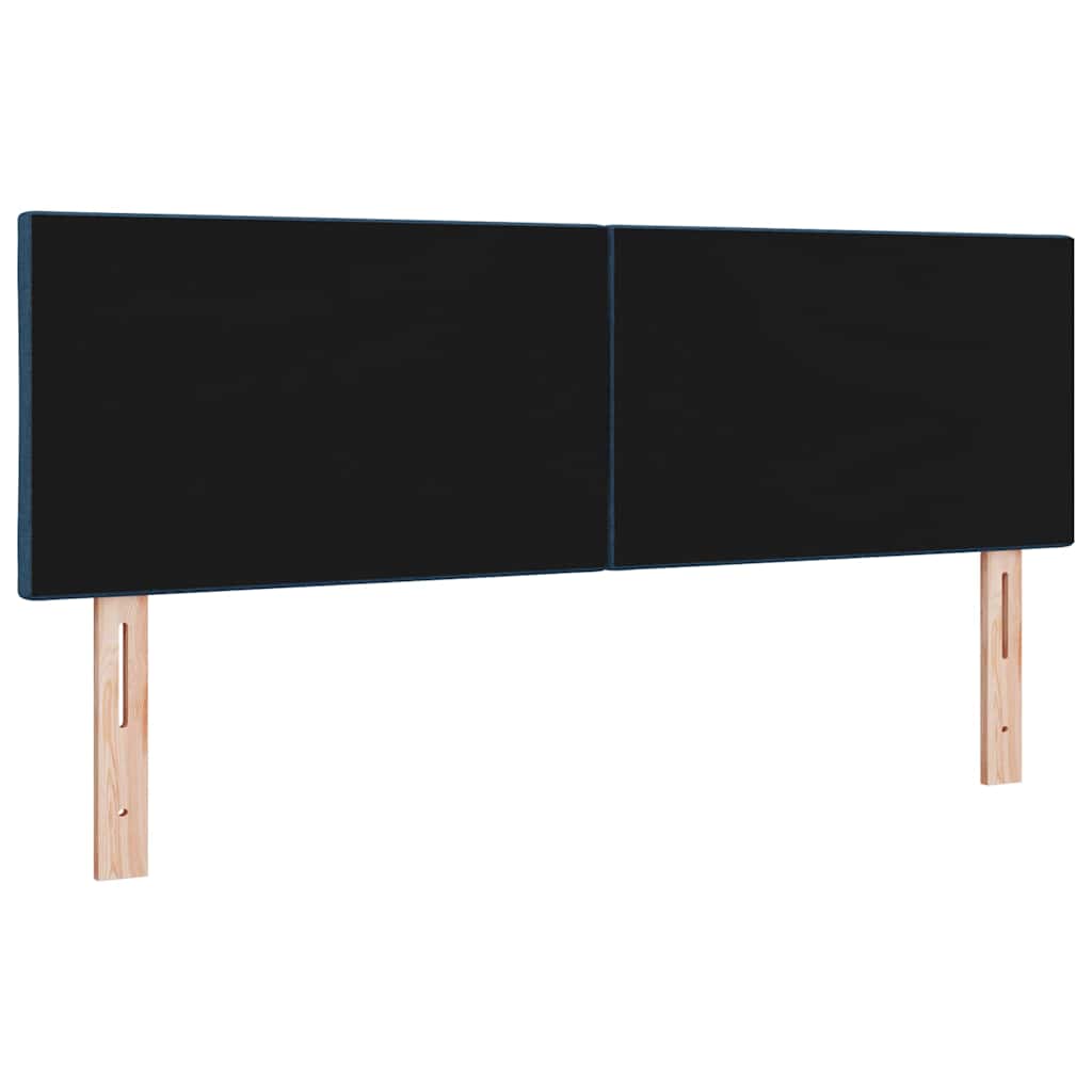 vidaXL Zagłówek Niebieski 144 cm tkanina