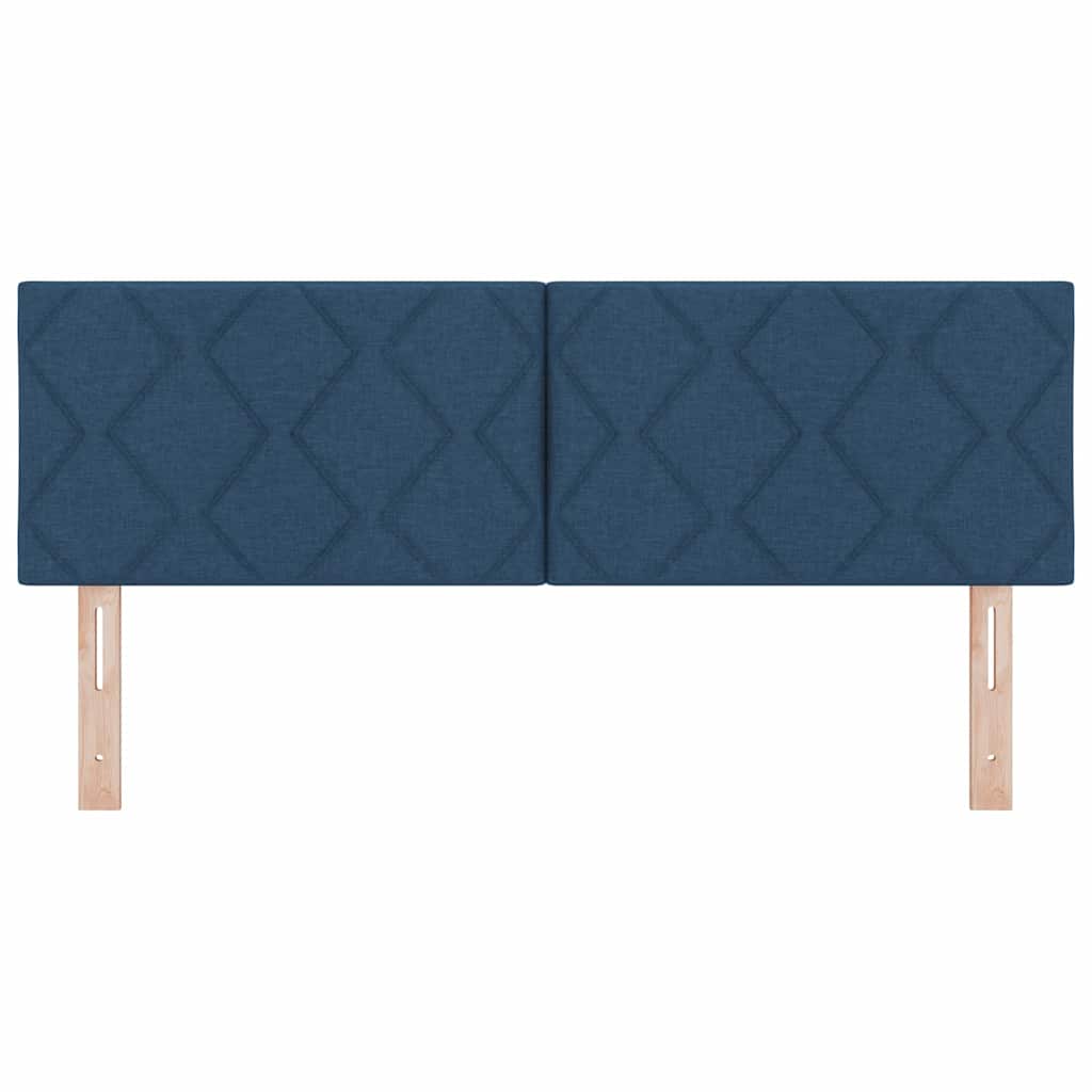vidaXL Zagłówek Niebieski 144 cm tkanina
