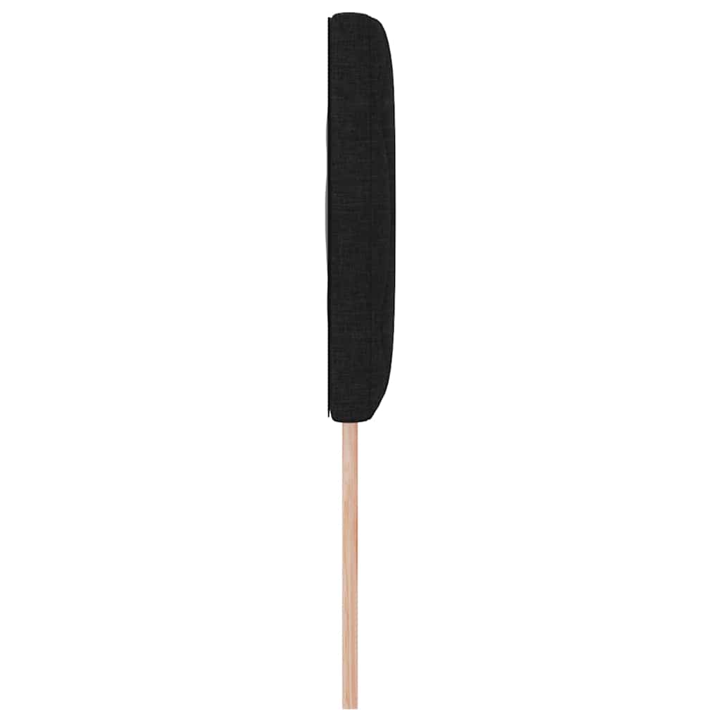vidaXL Zagłówek Czarny 160 cm tkanina