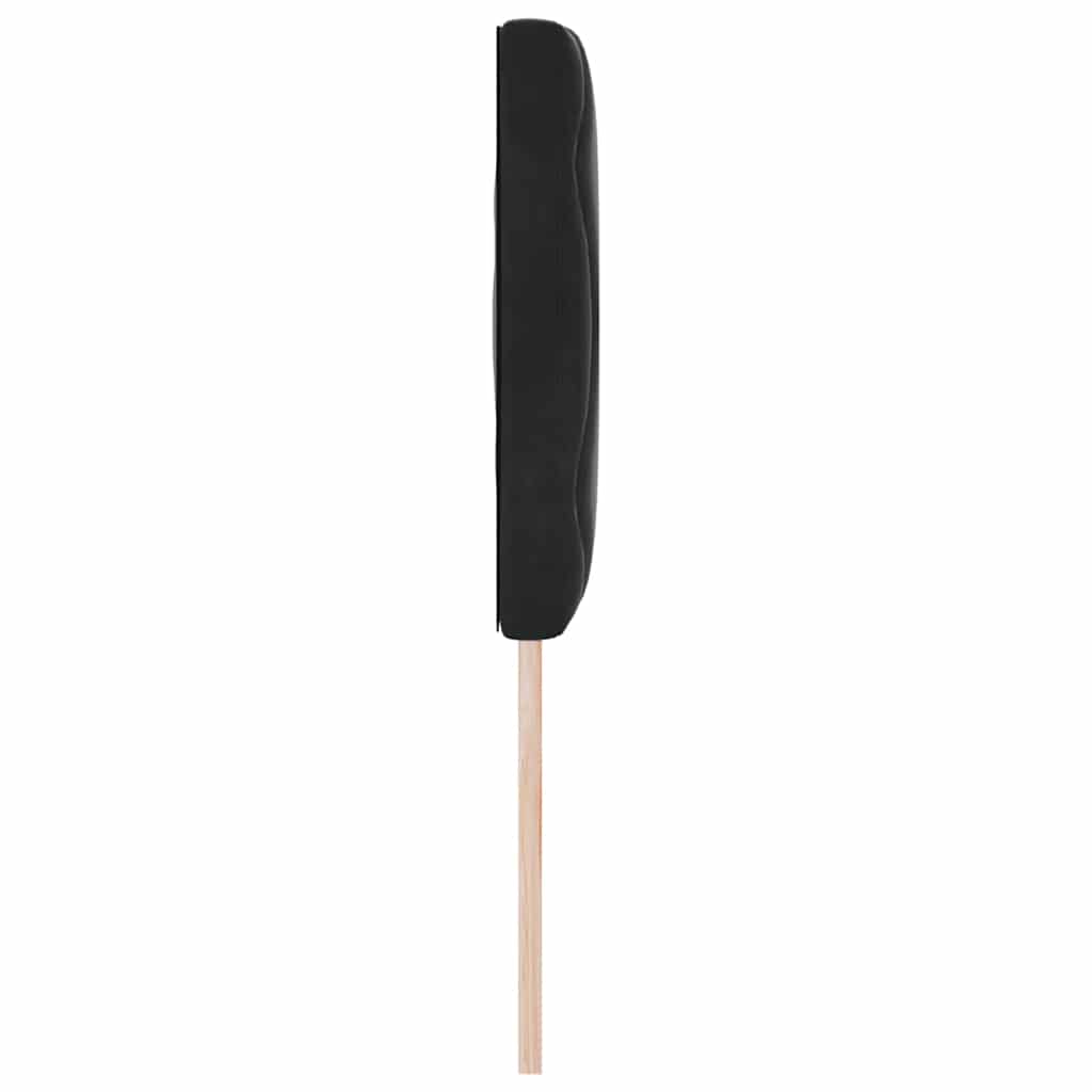 vidaXL Zagłówek Czarny 160 cm Aksamit