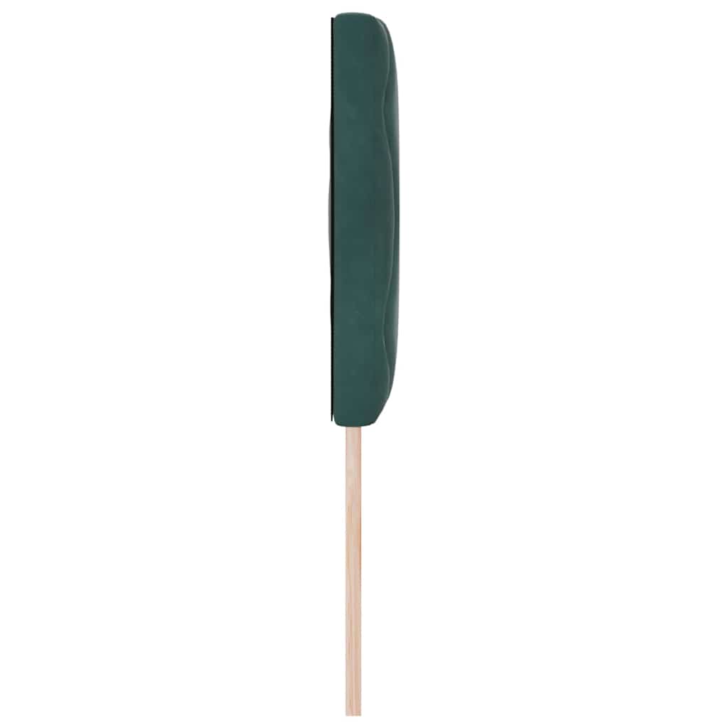 vidaXL Zagłówek Ciemna zieleń 160 cm Aksamit